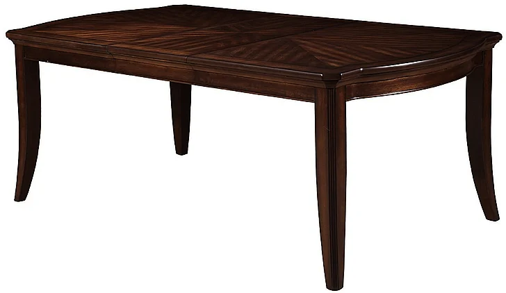 Acme Keenan Leg Dining Table in Dark Walnut 60255