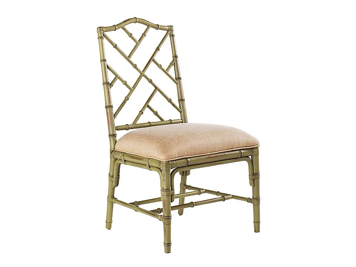 Tommy Bahama Island Estate Ceylon Side Chair in Macadamia