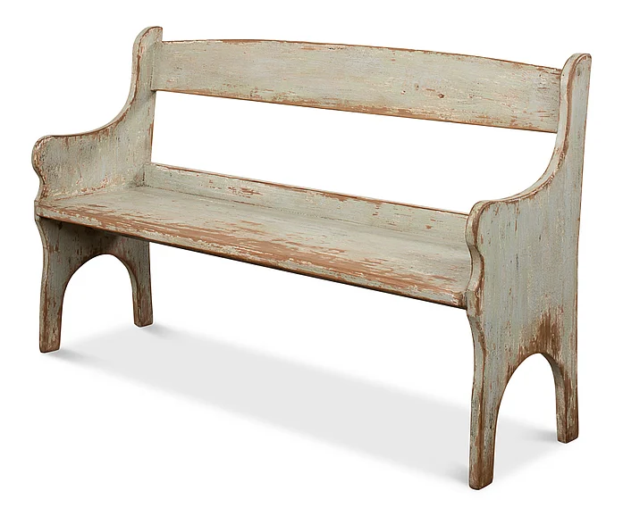 Sarreid Arlo Bench in Sage 53403-4
