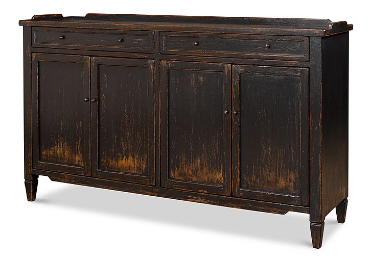 Sarreid Madigan Sideboard in Antique Black 53412-5