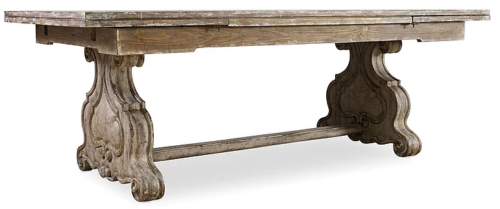 Hooker Furniture Chatelet Refectory Rectangle Trestle Dining Table 5350-75206