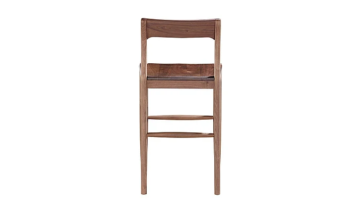 Moe's Home Collection Owing Counter Stool in Walnut BC-1124-03