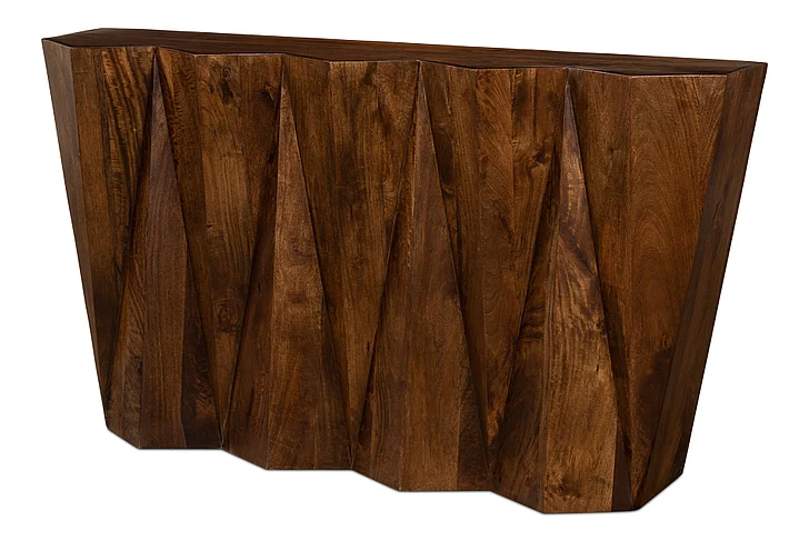 Sarreid Denali Console Table in Natural Brown 53647