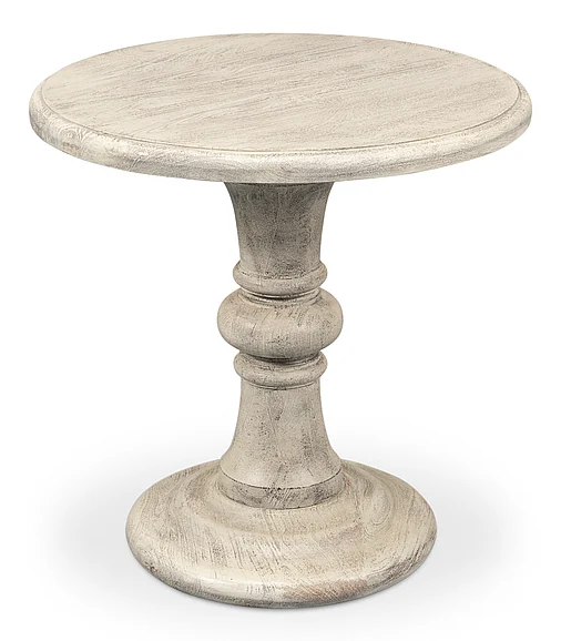 Sarreid Cecelia Pedestal Table in Natural 53653
