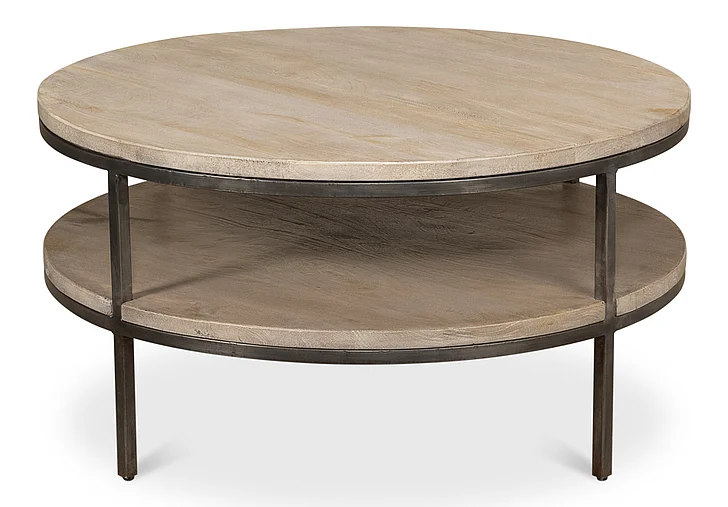 Sarreid De Stiol Coffee Table in Vintage Grey 53660