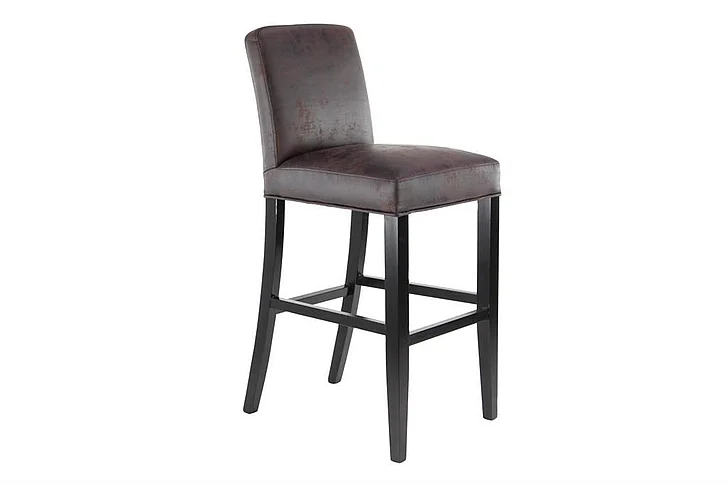UMA Brown Pine Modern Bar Stool, 43" x 17" x 24" | 53735 CLOSEOUT