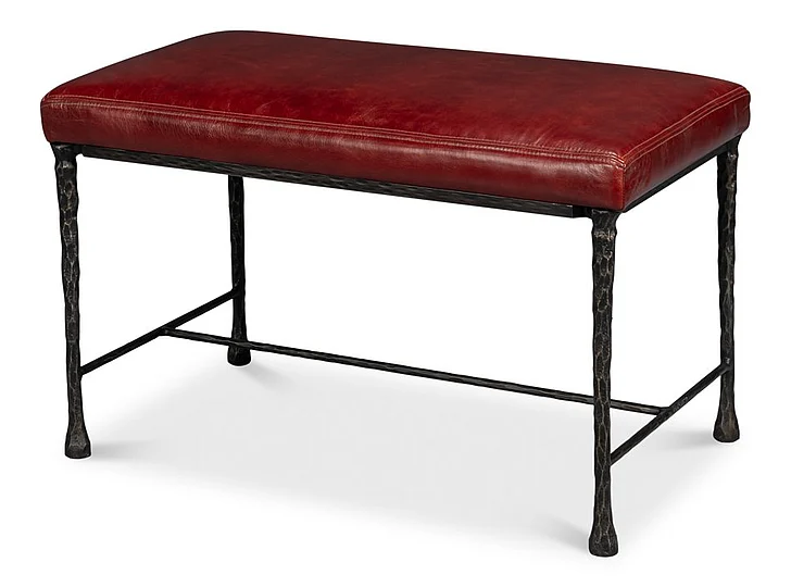 Sarreid Kings Road Bench in Red 53746