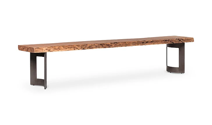 Moe's Home Collection Bent Extra Small Bench in Brown