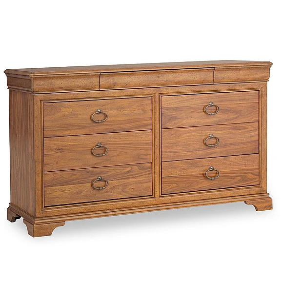 Legacy Classic Echelon 9 Drawer Dresser in Heritage Walnut 5380-1200