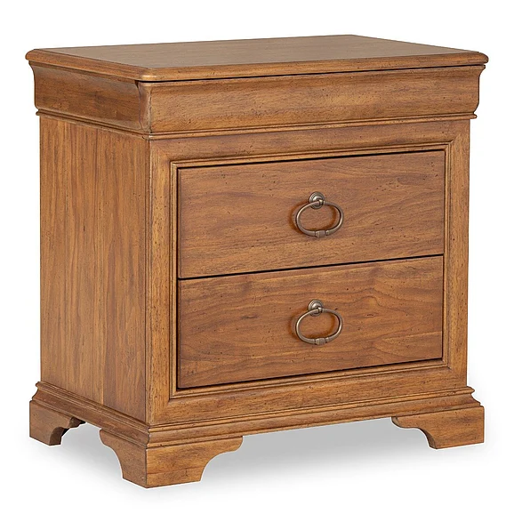 Legacy Classic Echelon 3 Drawer Nightstand in Heritage Walnut 5380-3100