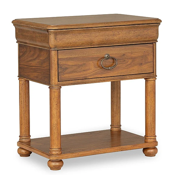 Legacy Classic Echelon Open Nightstand in Heritage Walnut 5380-3101