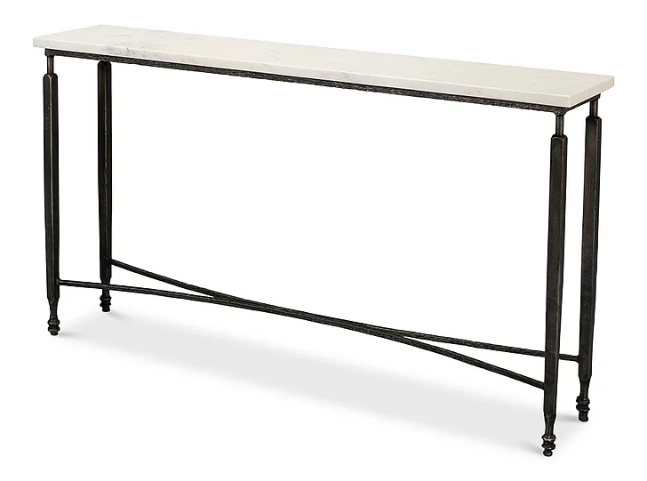 Sarreid Mykos Console Table in White 53804