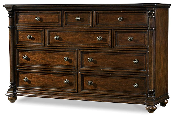 Hooker Furniture Leesburg Ten-Drawer Dresser in Mahogany 5381-90002