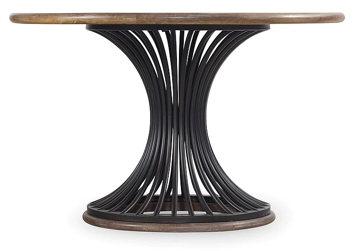 Hooker Furniture Studio 7H Cinch Round Dining Table in Natural 5382-75203 CLEARANCE CLOSEOUT