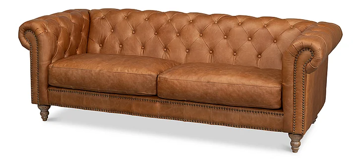 Sarreid Kingston Sofa in Brown 53853