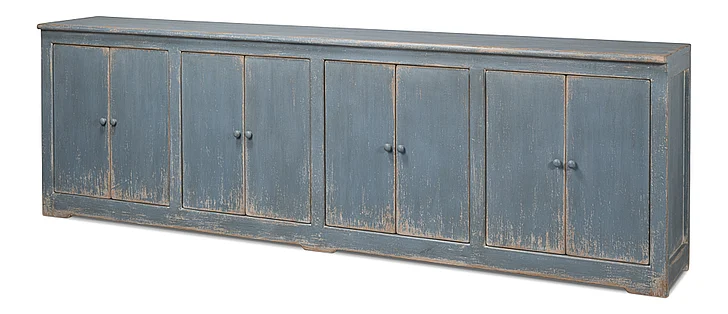 Sarreid Eight Is Enough Sideboard in Blue/Grey 53886