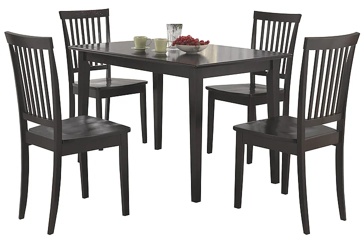 Coaster 5pc Dining Set in Cappuccino 150152