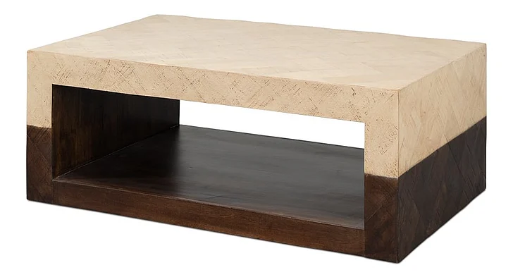Sarreid Rowan Coffee Table in Brown 53928 CLOSEOUT