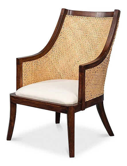 Sarreid Pacora Lounge Chair in Brown 53934 CLOSEOUT