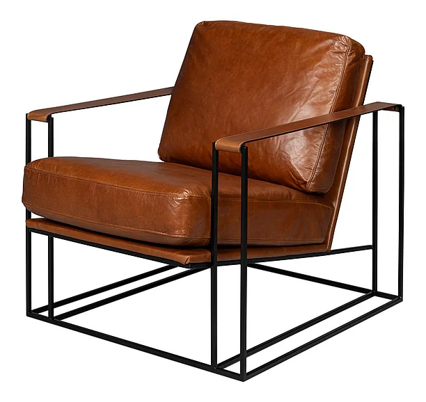 Sarreid Oryan Chair in Havana Brown 54085