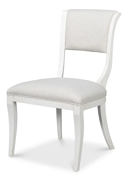 Sarreid Trophy Elegant Side Chair in Cream 54181 (Set of 2)