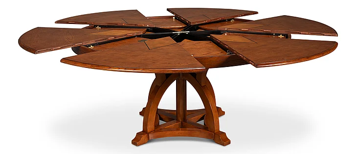 Sarreid Austin Jupe Medium Dining Table Walnut 54230-OW