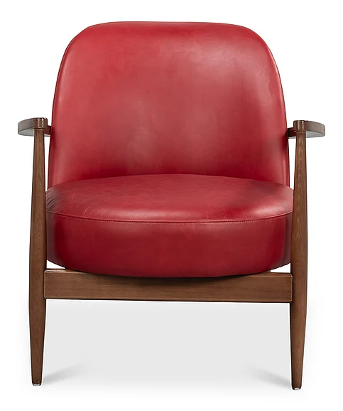 Sarreid Pindar Armchair in New Rouge 54243 CLOSEOUT