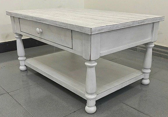 Riverside Winston Rect. Cocktail Table in Aged Cotton 54302