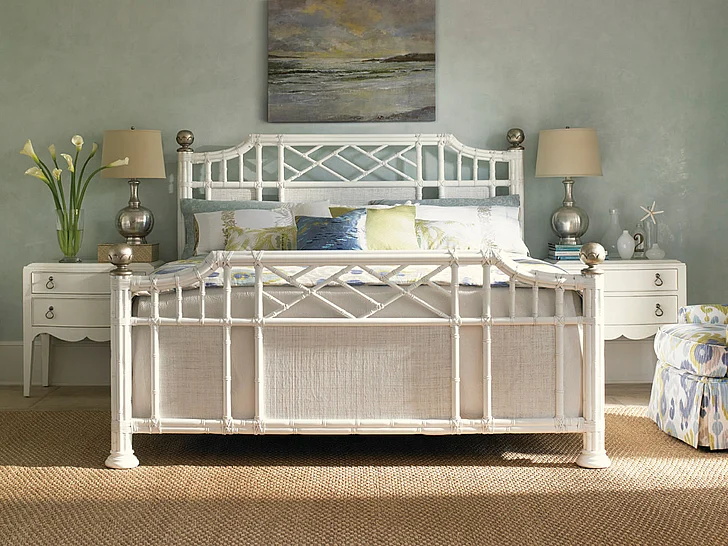 Tommy Bahama Ivory Key Prichards Bay 4pc Panel Bedroom Set