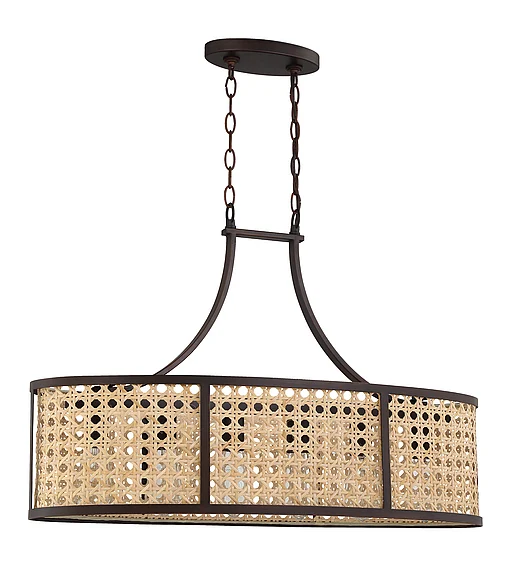 Craftmade Malaya 6 Light Island in Aged Bronze Brushed 54576-ABZ CLOSEOUT