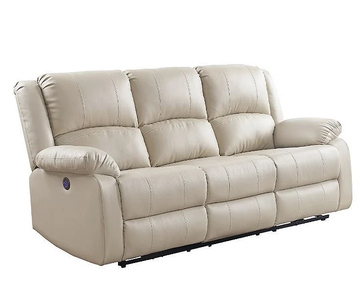 Acme Furniture Zuriel Power Motion Sofa in Beige 54610
