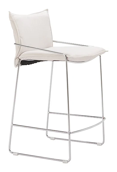 Zuo Modern Pola Counter Stool White 110872