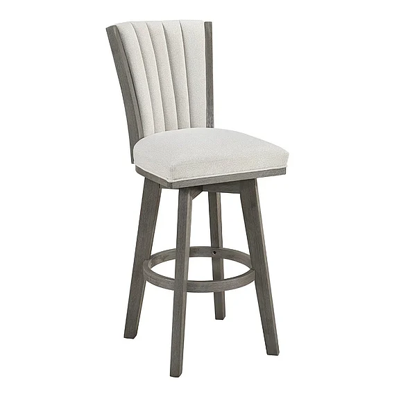 Homelegance Corvallis Swivel Pub Height Chair in Chestnut 5507-29BES