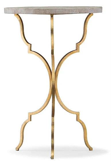 Hooker Furniture 5540-50 Round Martini Table in Golds 5540-50001-GLD