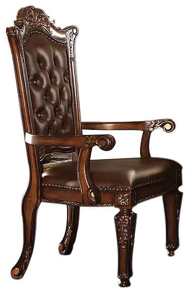 Acme Vendome Office Arm Chair in Cherry 92126