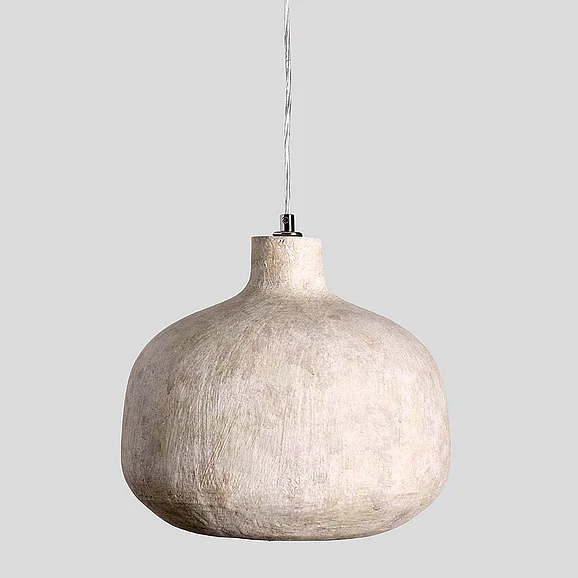 Classic Home Jodi Concrete Pendant in Antique White 56004246 PROMO
