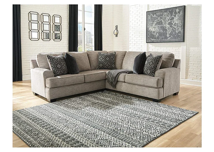 Bovarian 2-Piece Sectional in Stone 56103S1