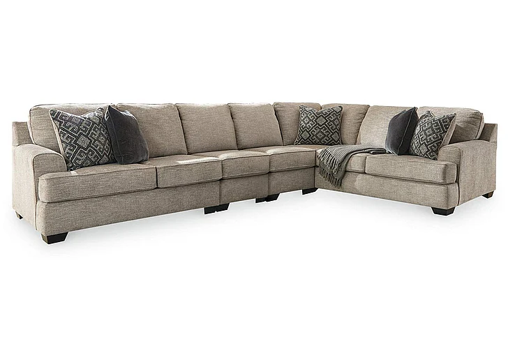 Bovarian 4-Piece Sectional in Stone 56103S5