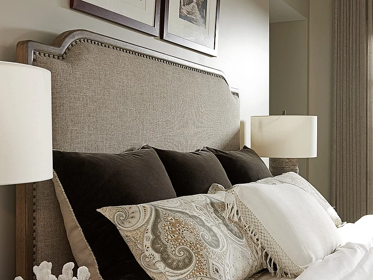 Tommy Bahama Home Cypress Point Cal King Stone Harbour Upholstered Headboard ONLY 01-0561-145HB