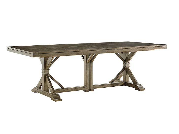 Tommy Bahama Home Cypress Point Pierpoint Dining Table in Hatteras Gray 01-0561-876c