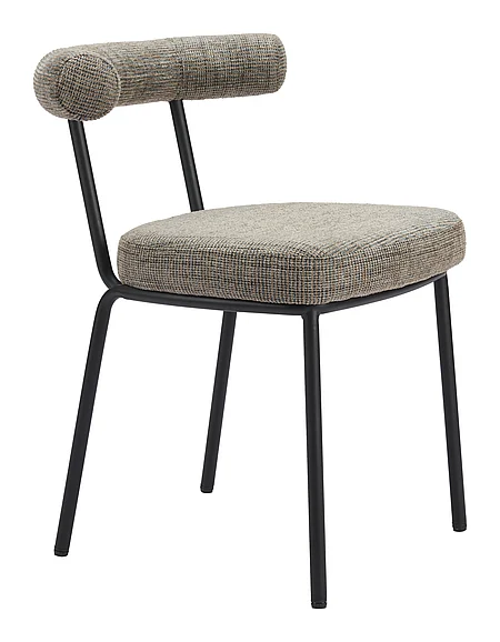 Zuo Modern Kede Dining Chair (Set of 2) Green Tweed 110098