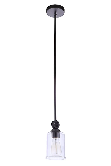 Craftmade Romero 1 Light Mini Pendant in Espresso 56491-ESP CLOSEOUT