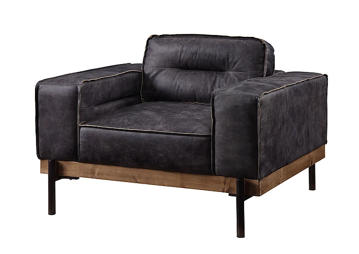 Acme Furniture Silchester Chair in Antique Ebony 56507