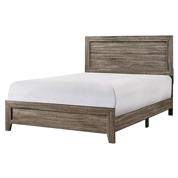 Crown Mark Millie Full Panel Bed in Grey B9200-F-BED