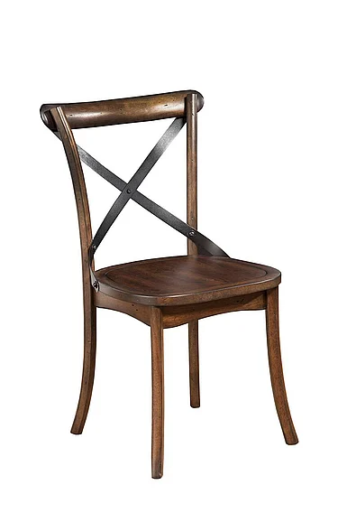 Alpine Furniture Arendal Side Chairs (Set of 2) in Burnished Dark Oak 5672-02