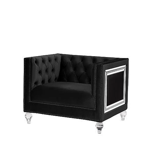 Acme Furniture Heibero Chair in Black Velvet 56997