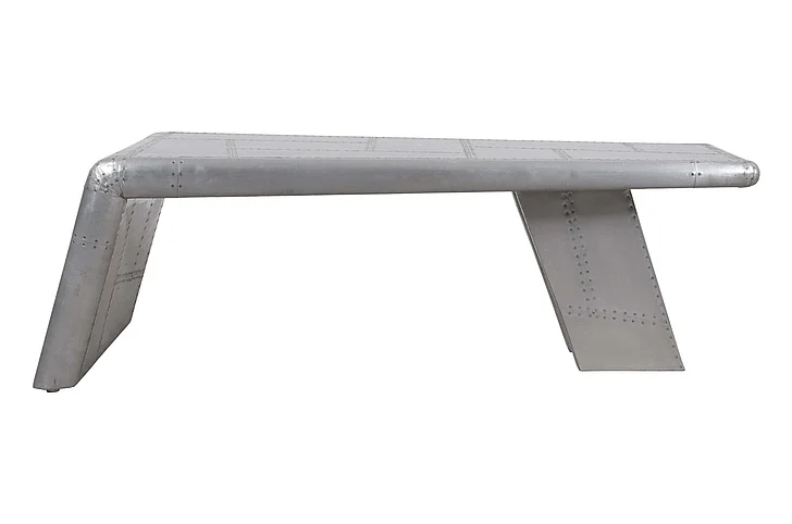 Moti Furniture Pilot Cocktail Table in Silver 57003006