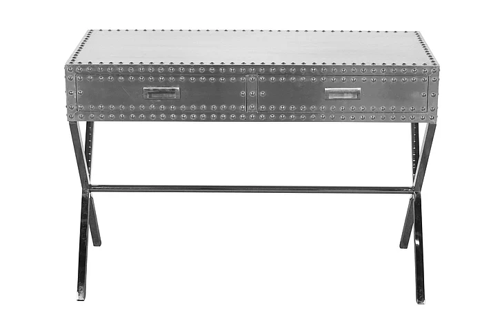 Moti Furniture Pilot Console Table in Silver 57005002