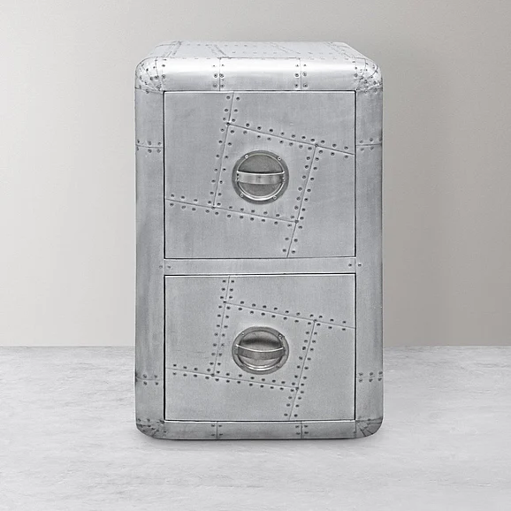 Moti Furniture Pilot Filling Cabinet in Silver 57007005
