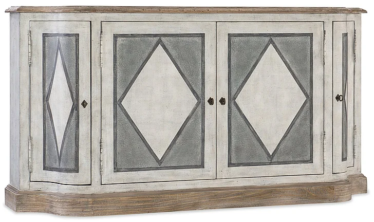 Hooker Furniture Boheme Saint Germain Server in White 5750-75900-MULTI